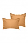 Ensemble de taies d'oreiller Oxford  - 60x60+5cm - Orange - 7111